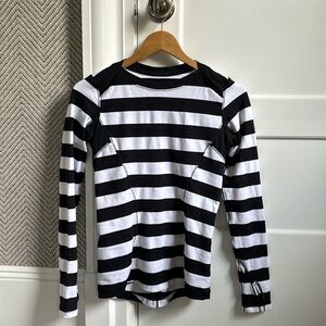 Striped Lululemon Long Sleeve, Size Small, Great Condition.